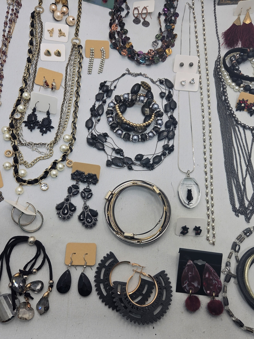 HUGE ​54pc Vintage & Modern Jewelry Lot CHICO'S LOFT INC. LEITH Necklace Earring - Picture 4 of 16
